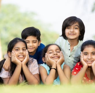 Growth and development in children from infant to school
