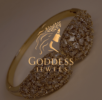 a gold bracelet with a gold bracelet and a gold bracelet