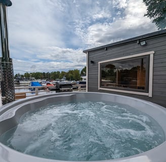 Hot tub at Riga Sauna