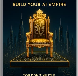 Digital cover image of the eBook titled "Build Your AI Empire: Dominate Business and Marketing with Artificial Intelligence."