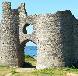 Pennard castle dates from the 12 th century