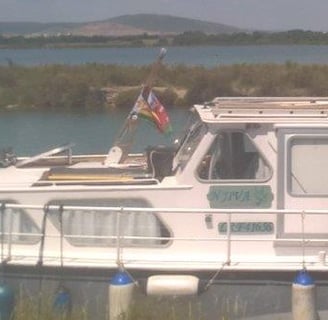 Our much loved first boat, Njiva 1