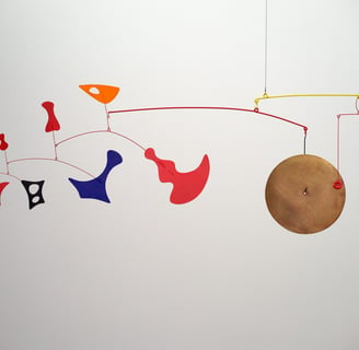 A typical Calder mobile, 1948