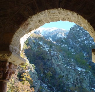 High up in the Pyrenees