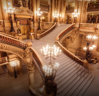 The Palais Garnier Opera House, Paris