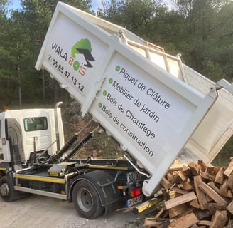 Our delivery of wood.