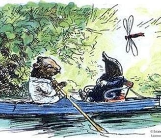 Ratty and Mole go Boating
