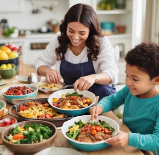 group of person eating indoors