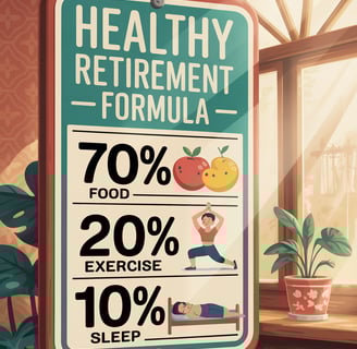 Food makes up 70% towards health living