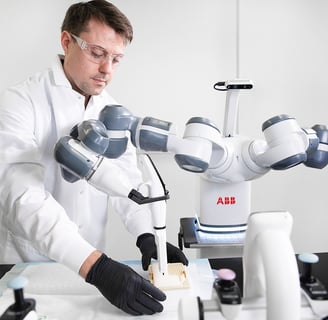 abb robot interact with doctor
