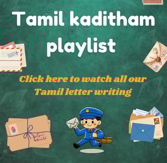 tamil kaditham eluthum murai and kaditham eluthuvathu eppadi