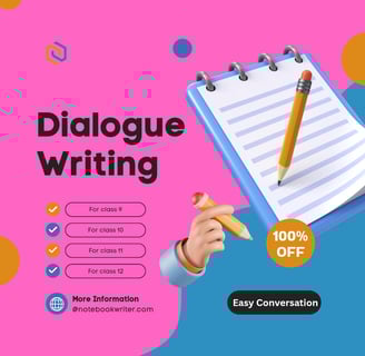 dialogue writing, write a dialogue between two friends, conversation between two friends