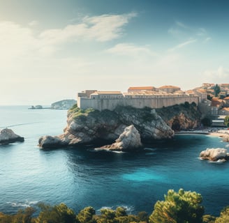 The scenic wine country of Dubrovnik, Croatia