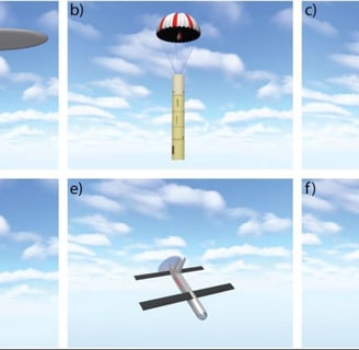 A depiction of the Coyote UAS launch sequence. Courtesy Raytheon Corporation. 