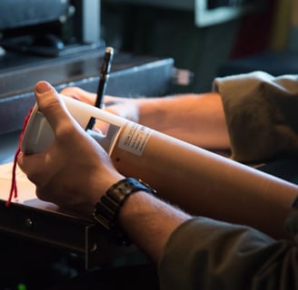 USAF personel reviews dropsonde onboard aircraft.