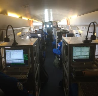 Inside NOAA's Gulfstream IV N49RF "Gonzo", Photo by Lt. David Cowan, NOAA.