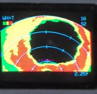 Nose radar image of Hurricane Simon (East Pacific) 4 Oct 2014 (NOAA)