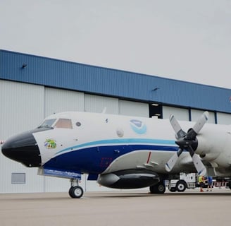 NOAA N42RF "Kermit" on Hurricane Awareness Tour 2019, by Kristy Wheless