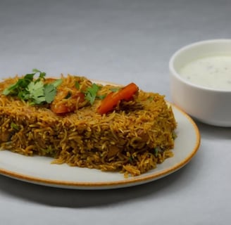 Chicken biryani picture