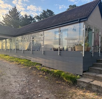 Maximising space outdoors with a new deck. 