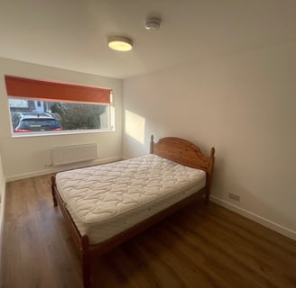 Garage converted to a bedroom and ensuite