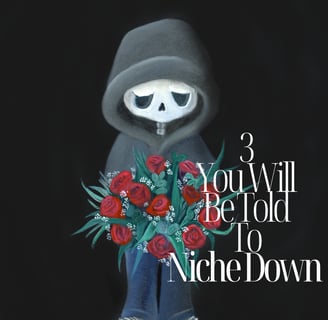 a skeleton in a hoodie with a skeleton in the background