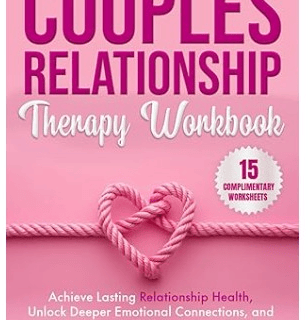 A couple working through relationship challenges with the 8-Week Couples Relationship Therapy Workbo