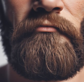 A man with a thick, long, beard