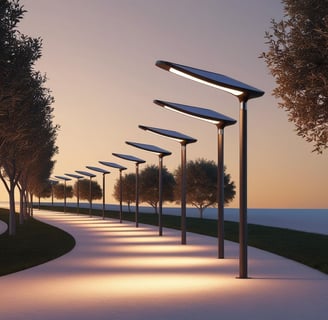 Solar street lights