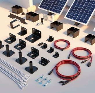 Solar Accessories - cables, connectors & brackets