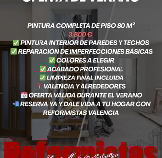 OFERTA DE VERANO PINTURA DE PISO 80