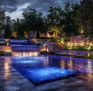 Piscinas con Iluminación de Vanguardia: Diseño, Seguridad y Ambientes Únicos