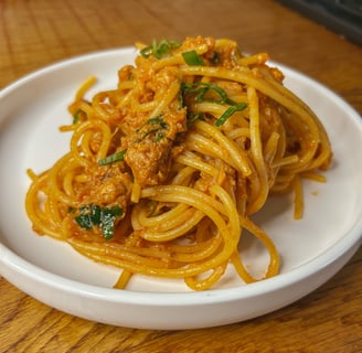 Pasta con tonno coreana | © Cookingwiththehamster