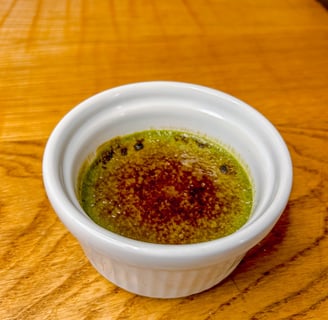 Matcha creme brulee | © Cookingwiththehamster