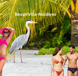 Beach Villa in Maldives
