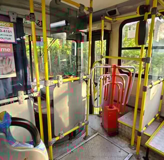 a bus in Brazil