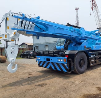 Rough Terrain Crane Kato KR50H, Crane Eks Jepang yang Banyak Dicari