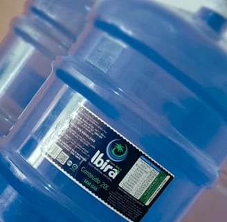 galão de água mineral Ibirá 20 litros