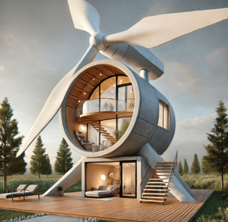 image de concept de tiny house autonome