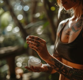 Hydratation et cicatrisation d'un tatouage