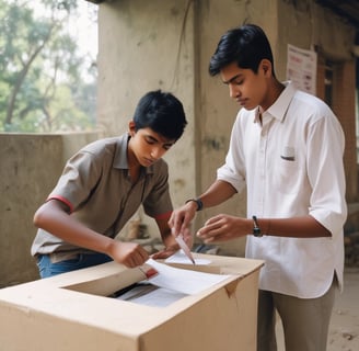 A laptop with an open screen displaying dashboard analytics featuring charts, graphs, and numerical data related to sales and subscriptions. The interface is predominantly dark-themed with sections highlighting key performance metrics. The device shown is a MacBook Pro, indicated by the keyboard layout and branding.