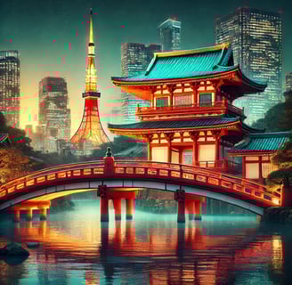 Japan modern and traditional