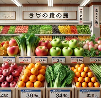 Obst Gemüse Japan