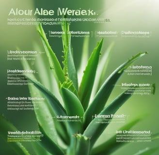 A dense cluster of aloe vera plants with long, pointed leaves growing in an outdoor natural setting. The leaves are thick, fleshy, and have a glossy appearance, with serrated edges. Surrounding the plants is a lush, green environment with additional foliage in the background.