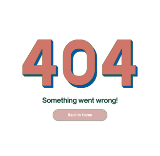 error 404 page