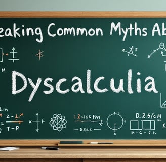 Breaking Common Myths About Dyscalculia