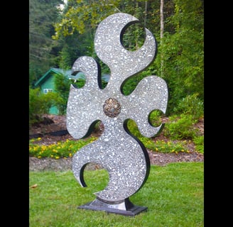 Cornus Florida, Public Art Sculpture by Jeff Hackney