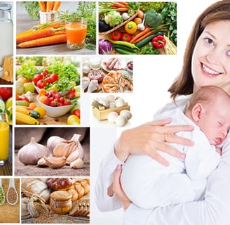 Mama-y-bebe-con-comida