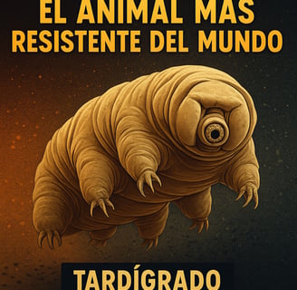 ¿Cuál es el animal más resistente del mundo?, el tardígrado.