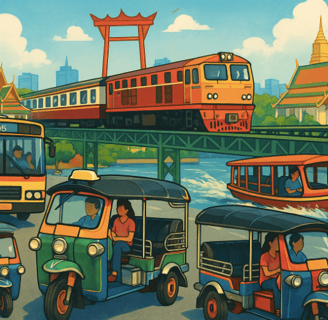 All kind a transport in Thailande